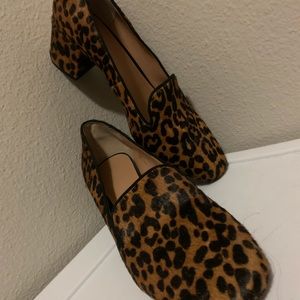 Banana Republic Cheetah Print Mid-Heel Loafer